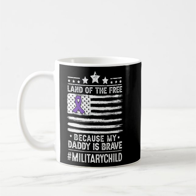 Mug Mois Militaire Enfant Pour Enfants Papa Fier Milit (Gauche)