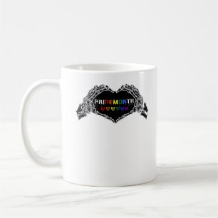 Mug Mois Skeleton Heart Hands LGBTQIA