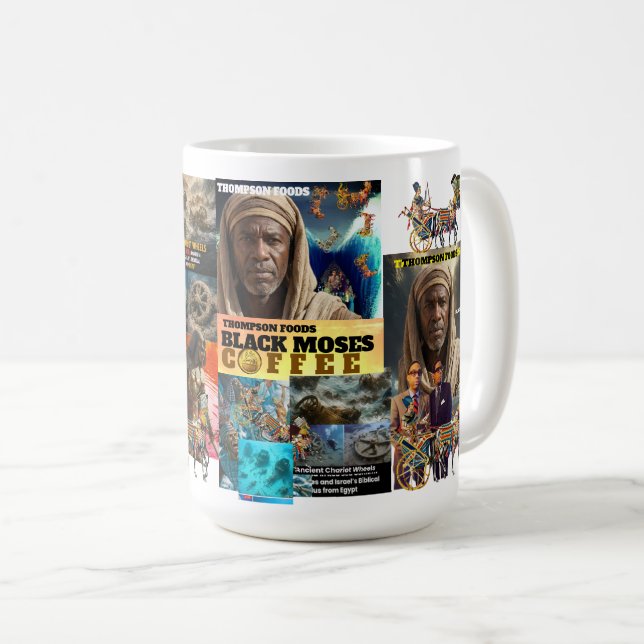 Mug MOÏSE NOIR 2Tasse (Devant droit)