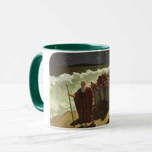 Mug Moïse traversant la mer Rouge, religion vintage