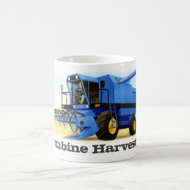 Mug Moissonneuse de cartel de la ferme de l'enfant (Centre)