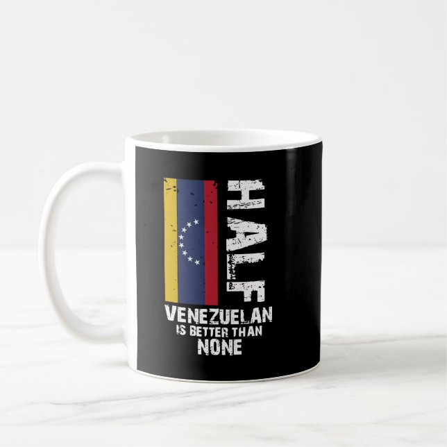 Mug Moitié vénézuélienne mieux que personne (Gauche)