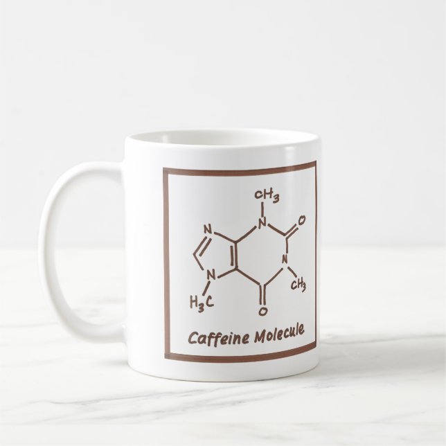 Mug Molécule de caféine (Gauche)