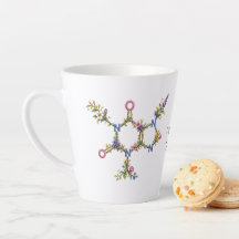 Mug Molécule de Caféine Botanique