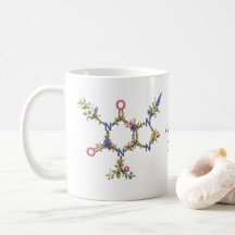 Mug Molécule de Caféine Botanique