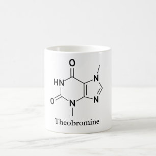 Mug Molécule de théobromine Chimie Amateurs de chocola