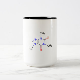 Mug molecule of the caffeine