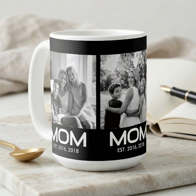 Mug Mom Established Bold Black 3 Photo  (Créateur téléchargé)