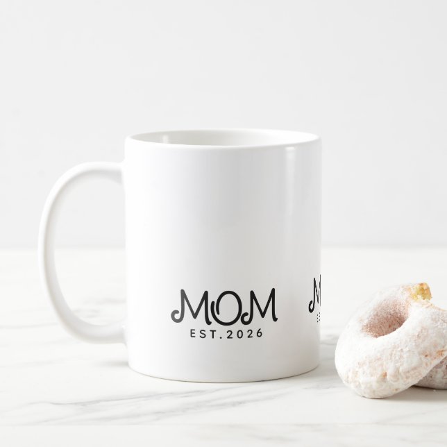 Mug Mom Established New Mom Gift (Avec donut)