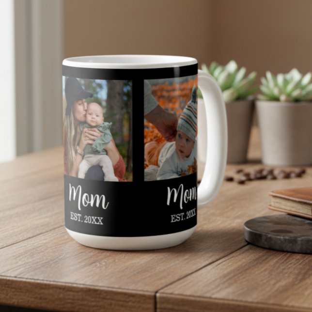 Mug Mom Established Script Black 3 Photo  (Créateur téléchargé)