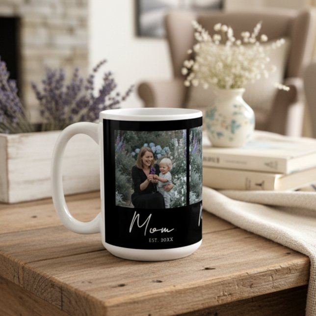 Mug Mom Established Script Black 3 Photo (Créateur téléchargé)