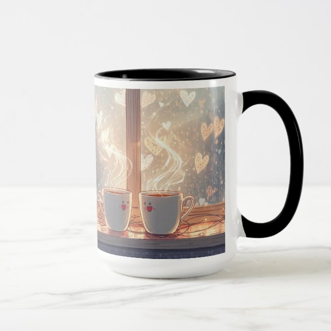 Mug Moment De Café Couple Cosy - Rom (Droite)