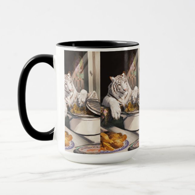 Mug Moment de cuisine du Tigre Blanc (Gauche)