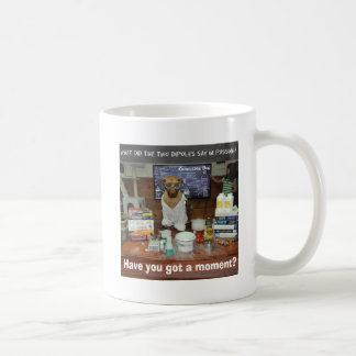 Mug Moment dipolaire de chien de la connaissance