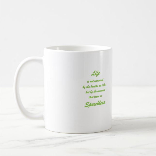 Mug Moments sans respiration : Faire place à la vie in (Gauche)