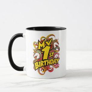 Mug Mon 1er Anniversaire Avec Unicornes