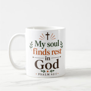Mug Mon âme trouve le repos en Dieu Espérance des Écri