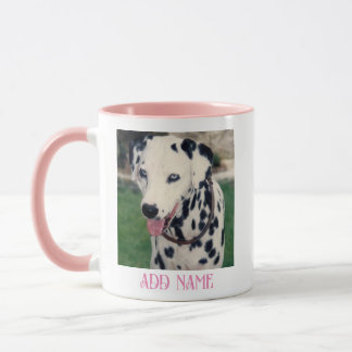 Mug Mon ami animalier photo personnalisée pastel rose