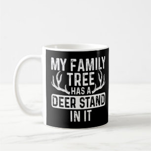 Mug Mon Arbre Familial A Un Deer Stand Dans Il Chasse 