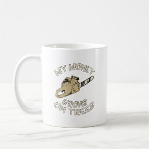 Mug Mon argent pousse sur les arbres