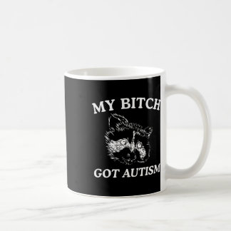 Mug Mon Autism Racoon mème Trash Panda femmes Mens