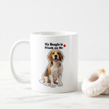 Mon Beagle Est Collé À Moi Amoureux De Chien Migno