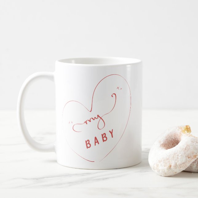 Mug Mon bébé | Mignon  (Avec donut)