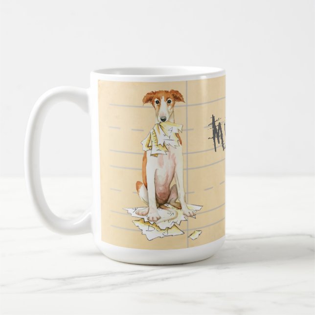 Mug Mon Borzoi A Mangé Ma Maison (Gauche)