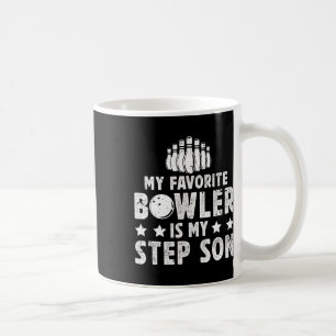 Mug Mon Bowler Favori Stepdad Bowling Step-papa D'Un B