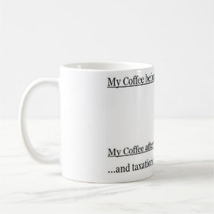Mug Mon café et impôts