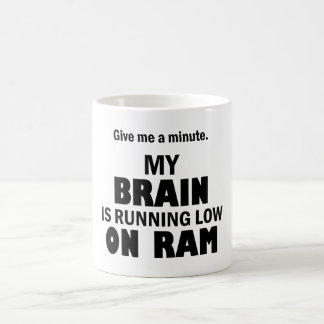 Mug Mon cerveau est à court de bélier - Drôle humour t