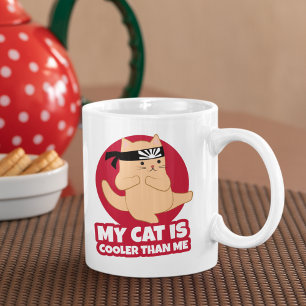 Mug Mon chat est Glacière que moi Funny Karate