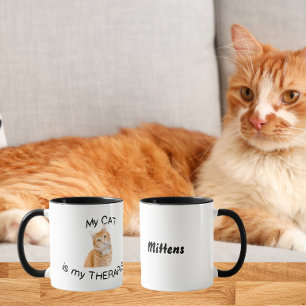Mug Mon chat est mon thérapeute