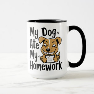Mug Mon chien a mangé mes devoirs