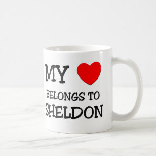 Mug Mon coeur appartient à Sheldon