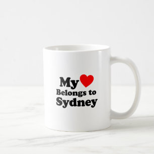Mug Mon coeur appartient à Sydney