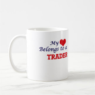 Mug Mon coeur appartient à un commerçant