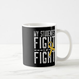 Mug Mon combat étudiant est ma lutte contre le cancer