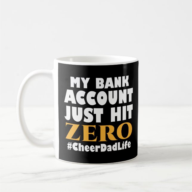 Mug Mon compte bancaire vient de tomber à zéro, vive l (Gauche)