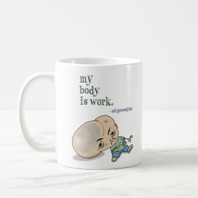 Mug Mon corps est travail (Gauche)