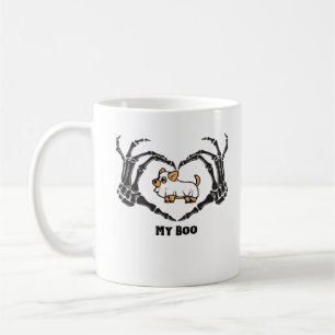 Mug Mon Costume Boo Chihuahua Avec Mains Coeurs Squele