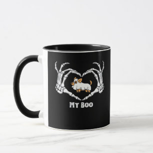 Mug Mon Costume Boo Chihuahua Avec Mains Coeurs Squele