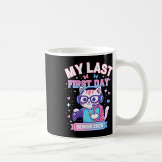 Mug Mon dernier premier jour Senior 2026 Joli Chat Jou
