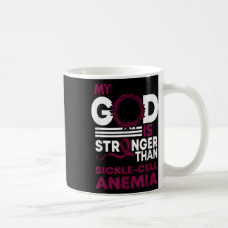Mug Mon Dieu Est Plus Fort Que L'Anémie De La Faucille