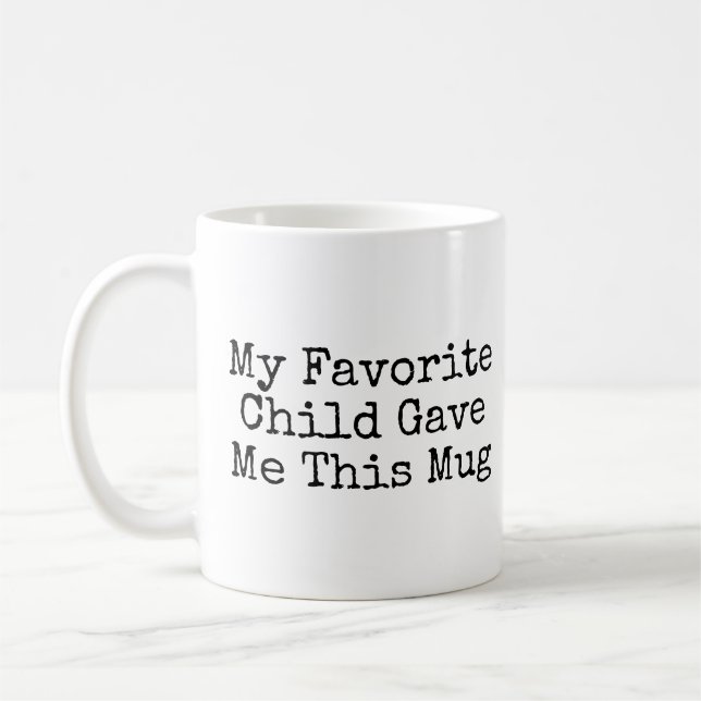 Mug Mon Enfant préféré m'a donné cette Musique (Gauche)