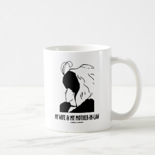 Mug Mon épouse et ma belle-mère (illusion optique)
