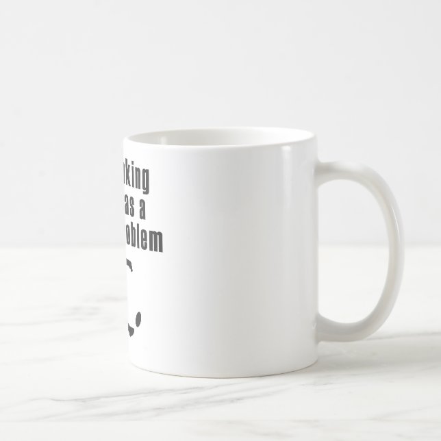 Mug Mon équipe potable a un problème de rugby (Droite)