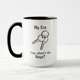 Mug Mon ère   Merde, Où sont les clés ?