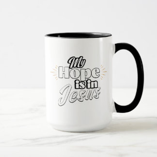 Mug Mon Espoir est en Jésus Inspirant