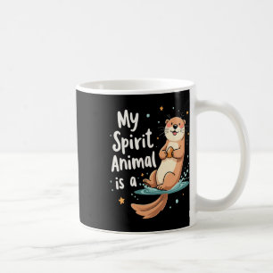 Mug Mon Esprit Animal Est Une Otter Mignonne Animal Dr